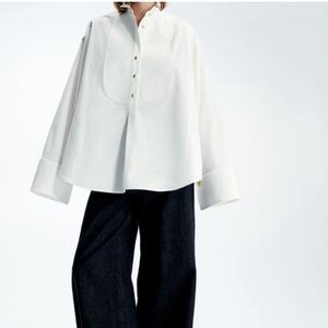 ISO!!! IN SEARCH OF H&M Statement Button Tuxedo Shirt!